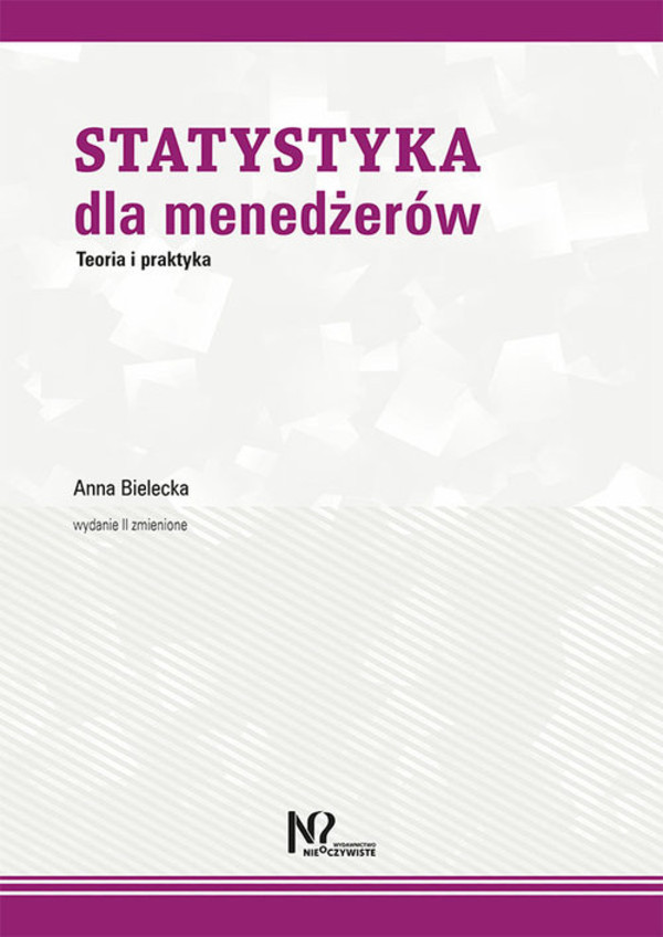 Cover of Statystyka dla menedżerów